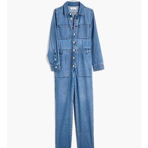 Madewell Denim Relaxed Coverall Jumpsuit M NWT